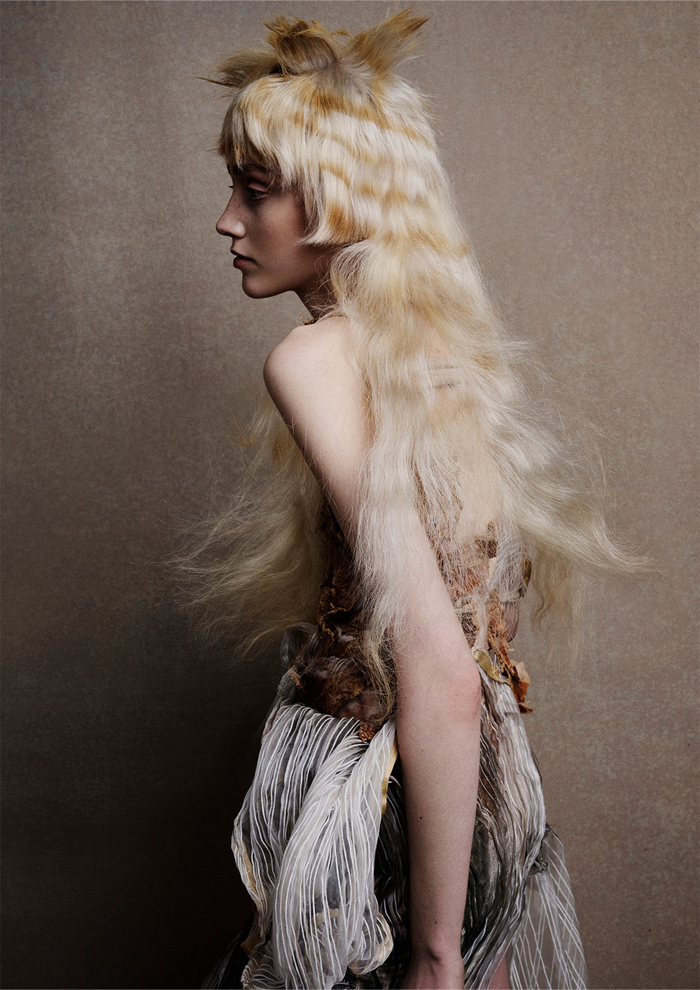 Long Textured Crimped Hair - Nicole Kae - Yakushima Collection